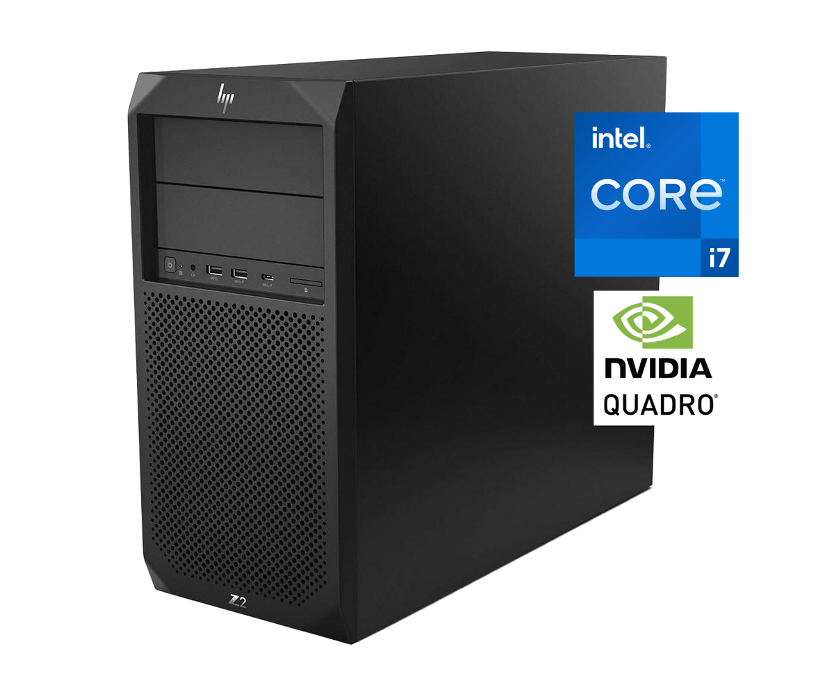 HP Z2 tower G4 / Core i7 8700k 3,7ghz / 16Gb ram / 1Tb ssd nvme / Nvidia Quadro P5000 16GB GDDR5X / Win 11 Pro / ¡Liquidación!