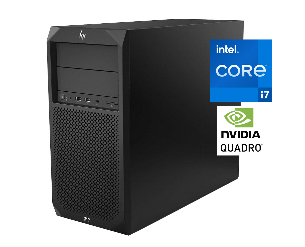 HP Z2 tower G4 / Core i7 8700K 3,7ghz / 16Gb ram / 1Tb ssd+1Tb / Nvidia Quadro P5000 16GB GDDR5X / Win 11 Pro / ¡Liquidación!