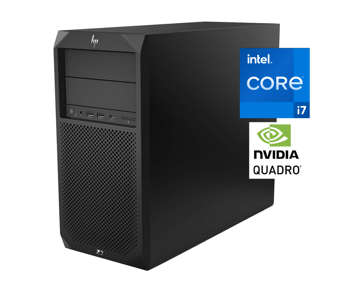 Hp Z2 tower G4 / Core I7 8700k 3,7ghz / 16Gb ram / 1Tb M.2 ssd / Nvidia Quadro P2200 5Gb / Win 11 Pro ¡Liquidación!
