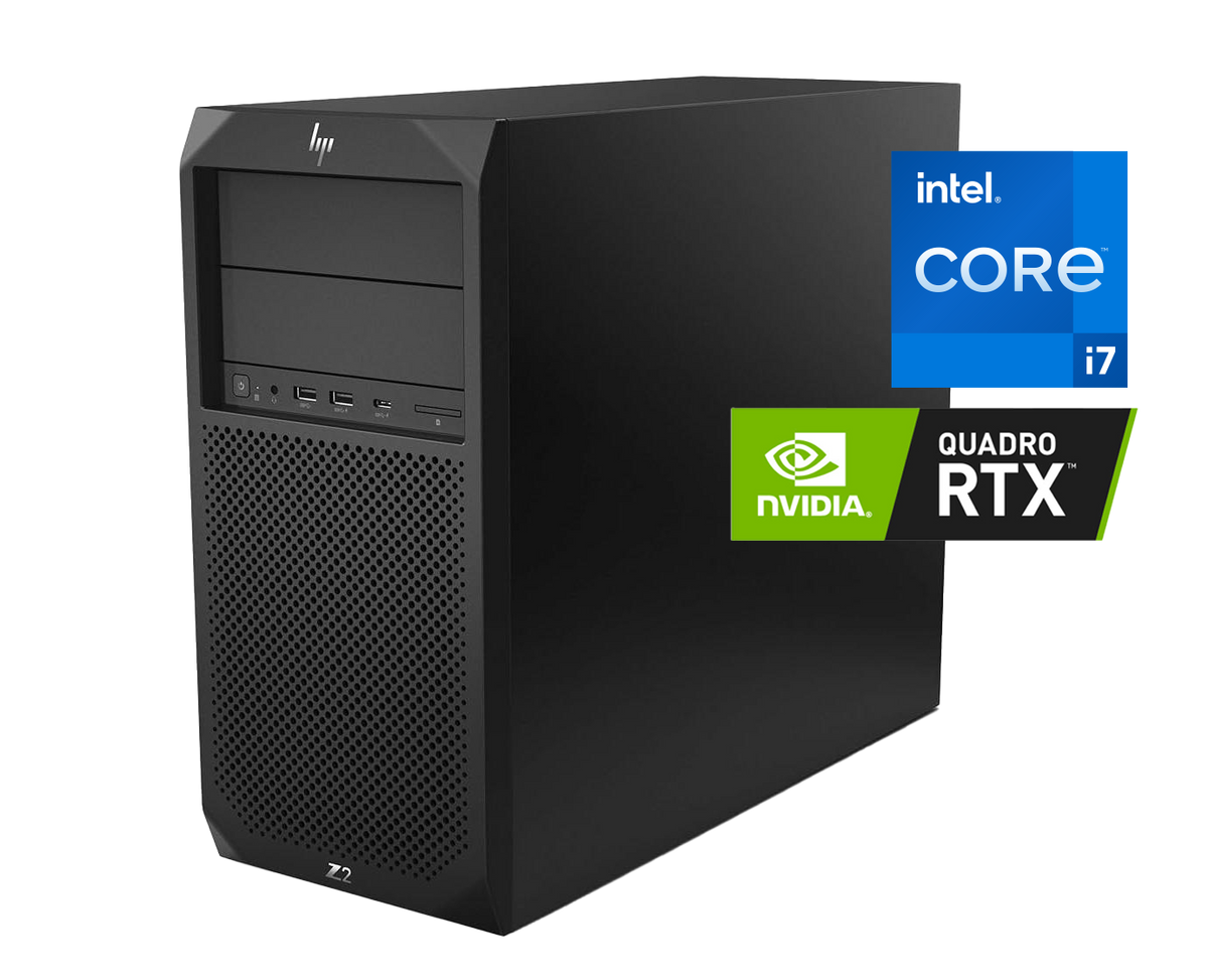 HP Z2 tower G4 / Core i7 9700K 3,6Ghz / 16Gb ram / 1Tb ssd + 1Tb sata / Nvidia Quadro RTX4000 8Gb Gddr6 / Win 11 Pro / ¡Liquidación!