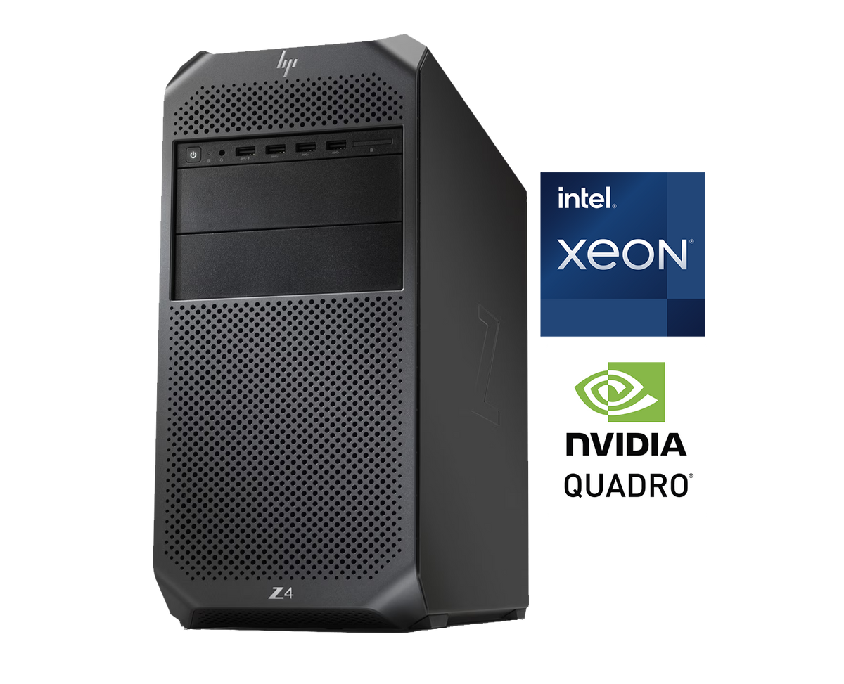 Hp Z4 G4 / Xeon W-2104 3,2ghz / 16Gb ram / 256gb ssd + 500Gb / Quadro P1000 4Gb / Win 10 Pro ¡Ex-demo!