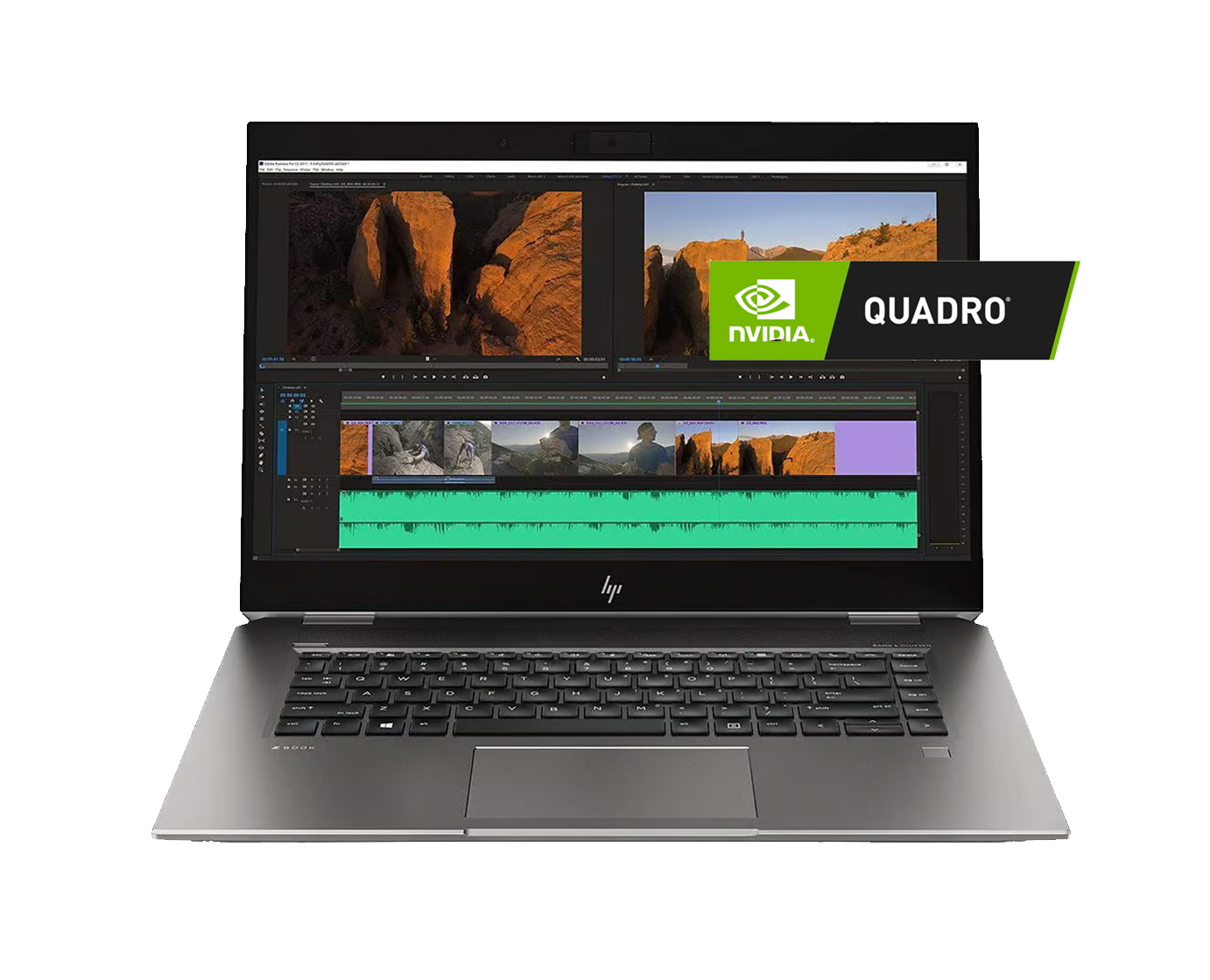 HP Zbook Studio G5 / Core I7 8850H 2,6Ghz/ Batería Nueva / 16Gb ram / 512Gb ssd / Nvidia Quadro P1000 4Gb / 15" 4K /  Windows 10Pro / ¡Liquidación!