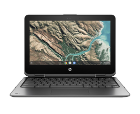 HP Chromebook X360 G1 / Celeron N3350 hasta 2,4ghz / 4Gb ram / 32Gb almacenamiento / Bateria nueva / 11" HD / Chrome OS ¡Ex-demo!