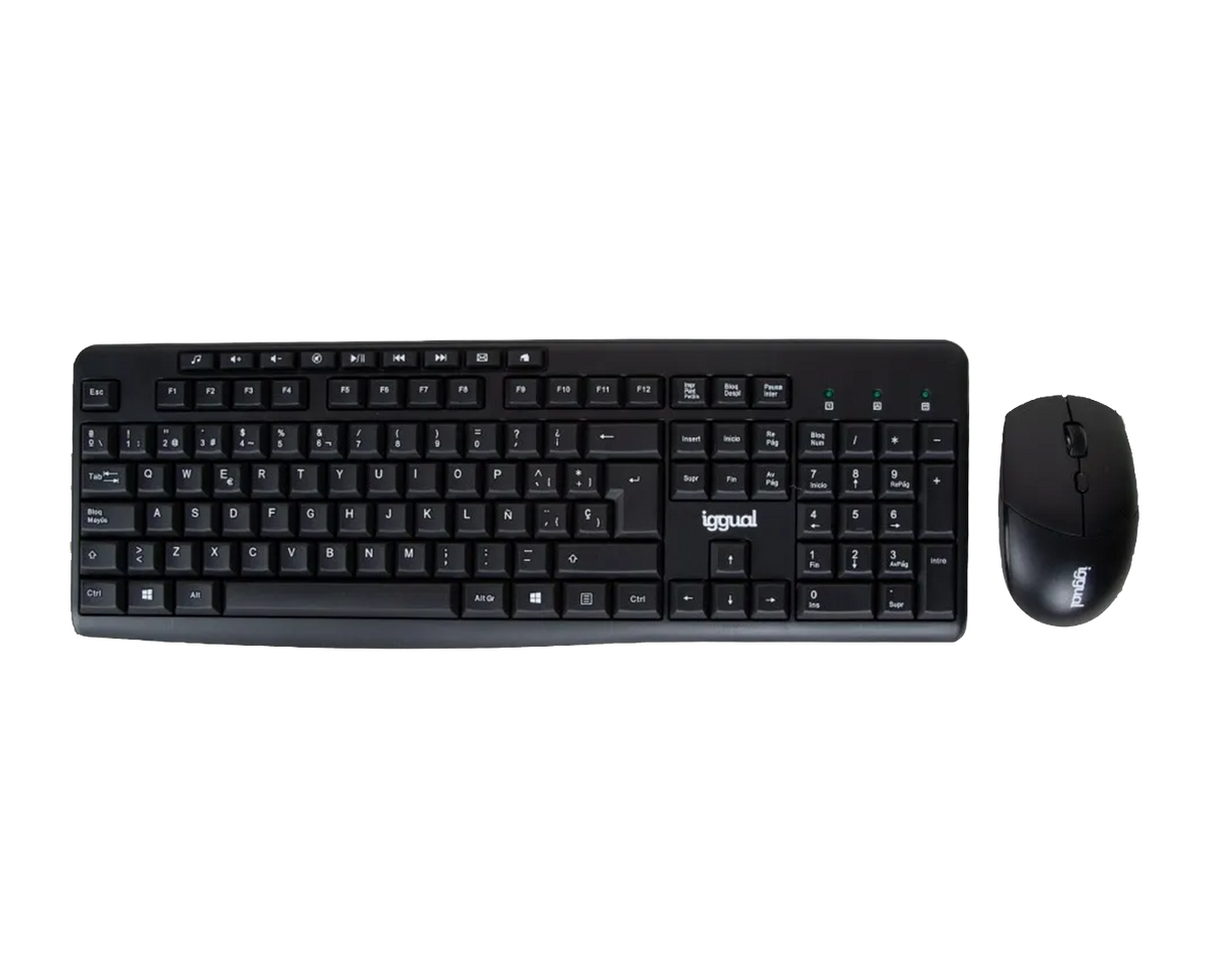 Teclado + Ratón inalámbrico Iggual Wmk-Basic ¡Nuevo!