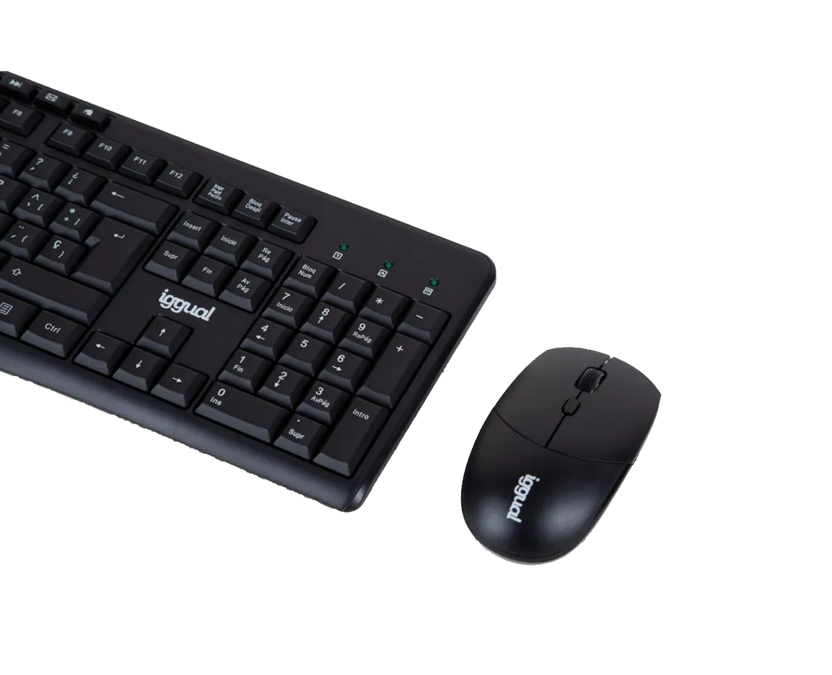 Teclado + Ratón inalámbrico Iggual Wmk-Basic ¡Nuevo!
