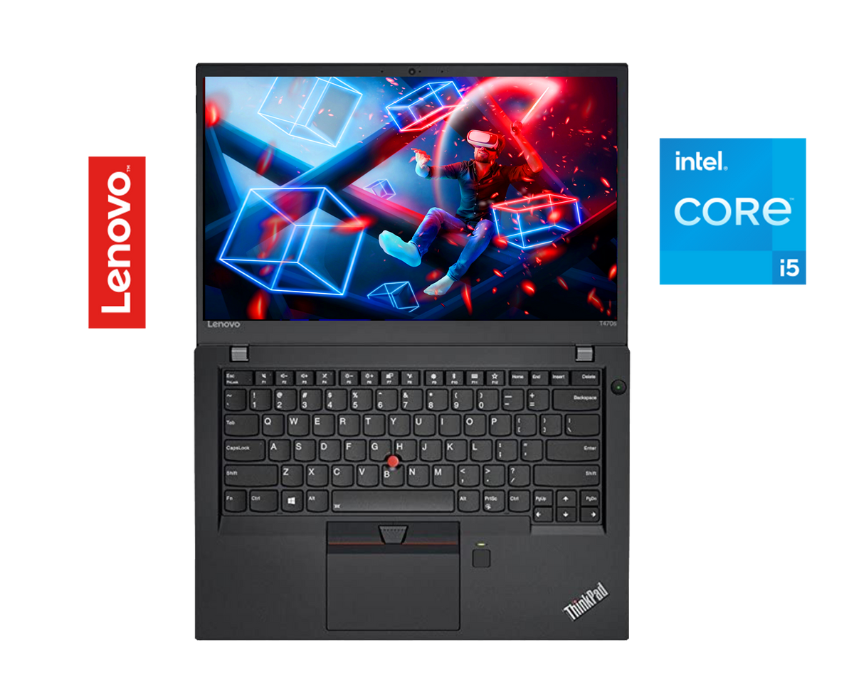 Lenovo Thinkpad T470 ¡BATERÍA NUEVA! / Core i5 6300u 2,4Ghz / 16Gb ram / 256Gb ssd / 14" Hd / Batería Nueva / Win 10 Pro / ¡Liquidación!