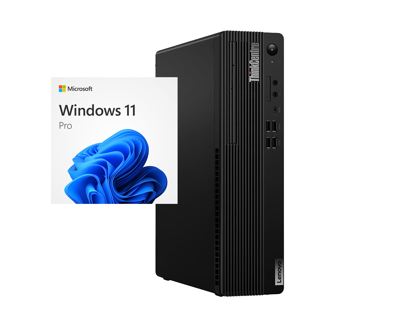 Pack Lenovo Thincentre M80s + Lenovo Thinkvision T23i-10, i5‑10500, 8GB, 500GB SATA, 23” FHD, ¡Liquidación!