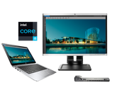 Oficina móvil Hp Elitebook 820 G3 / Core I5 6300u 2,4ghz / 8Gb ram / 500Gb / Monitor externo 22" ergonómico / Win 10 Pro ¡Liquidación!