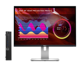 Pack Dell Optiplex 3050 + U2415 / Core I5 7500t 2,7ghz / 16Gb ram / 128Gb ssd + 500Gb / usdt / 24" superior a FullHD / Win 10 Pro ¡Ex-demo!