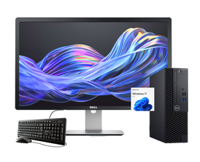 Pack Dell Optiplex 3060 + Dell P2314h / Core I5 8500 3ghz / 8Gb ram / 256gb ssd m.2 / 23"FULLHD / Win 11 Pro ¡Liquidación!