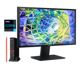 Pack Lenovo M700 + Samsung LS24A312 / Core I5 6400t 2,2ghz / 8Gb ram / 128Gb ssd+ 500Gb sata / 24" FULL HD / Win 10 Pro ¡Ex-demo! + Monitor ¡NUEVO!