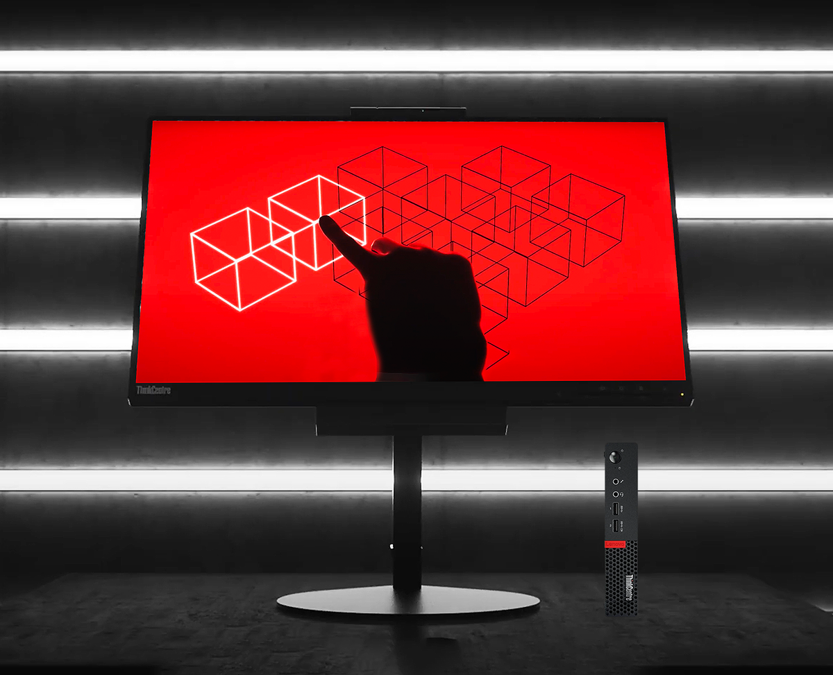 ¡Pack 2 en 1! Lenovo Thinkcentre M920Q + A17TIO22 / Core i5 8500t 2,1ghz / 8Gb ram / 500Gb / 21,5" FullHD / Webcam / Multimedia / Win 11 Pro ¡Ex-demo!