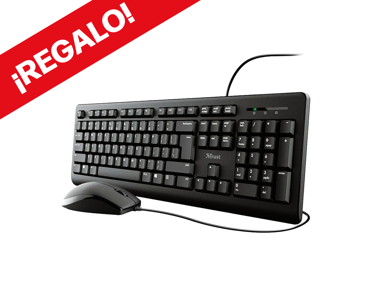 ¡REGALO! Pack de teclado y ratón USB ¡Nuevos!
