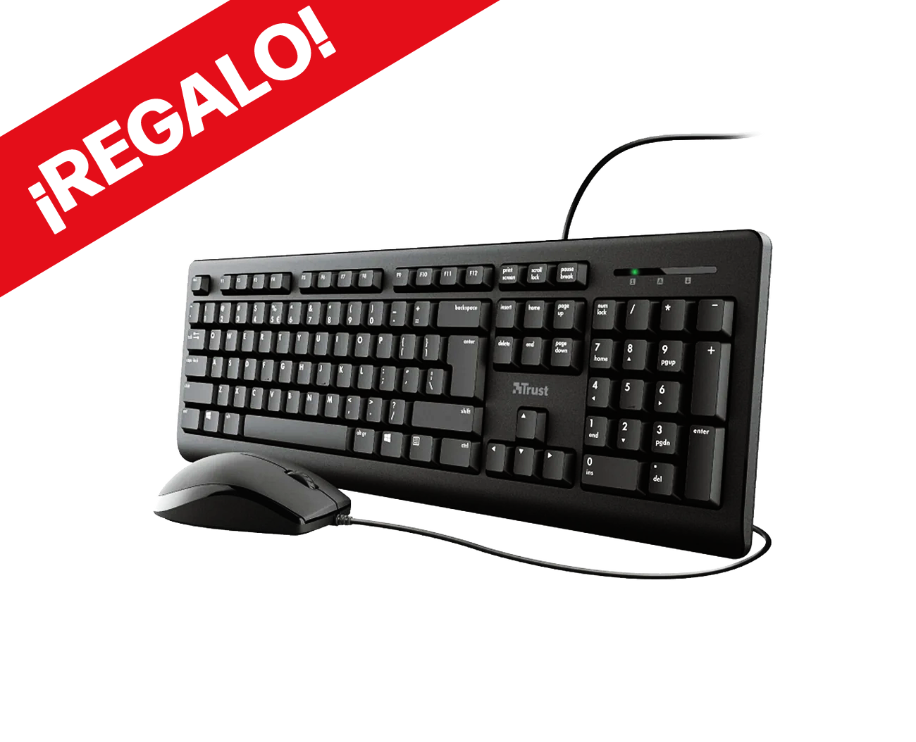 ¡REGALO! Pack de teclado y ratón USB ¡Nuevos!