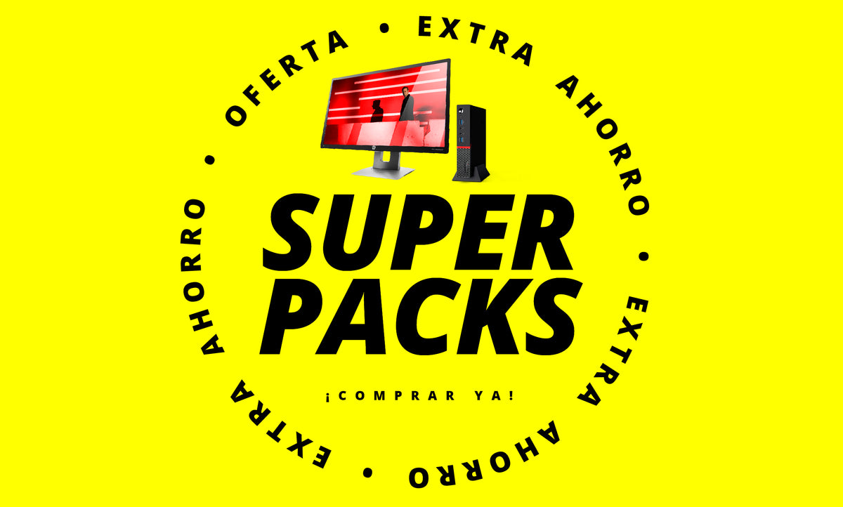 Superpacks extra ahorro HP DELL y Lenovo