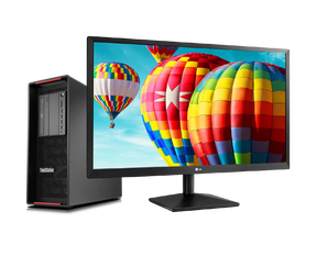 Pack Lenovo Thinkstation P510 + LG 27mk430h-b / Xeon E5 1603v4 2,8ghz / 16Gb Ram ecc / 1Tb almacenamiento / Nvidia Quadro K2200 4Gb / 27" FullHD / Win 10 Pro ¡Ex-demo! + Monitor ¡NUEVO!